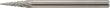 Kleinfrässtift HM Spitzkegelform 0311 C 3mm3x11mm FORMAT Produktbild img1 S