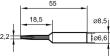 Lötspitze ERSADUR Nr. 8322,2 mm meißel, verlängertErsa Produktbild