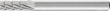 Frässtift HSS zylindrischA 0616ST 3 6mm 6x16mm Pferd Produktbild