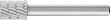 Frässtift HSS zylindrischA 1013ST 3 6mm 10x13mm Pferd Produktbild