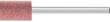 Feinschleifstift AR120GR zylindrisch PFZY 0812 3mm 8x12mm Pferd Produktbild img1 S