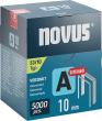 Feindrahtklammer A Typ 53/10 mit ST Novus VE à 5000 Stück Produktbild
