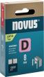 Flachdrahtklammer D Typ 53F/8 mit zn Novus VE à 1200 Stück Produktbild