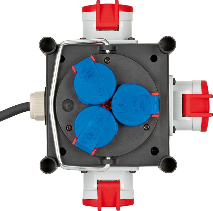 Kompakt-Stromverteiler H07RN-F5G1,5 1m 3xCEE400V + 3x230V Brennenstuhl Produktbild img2 L