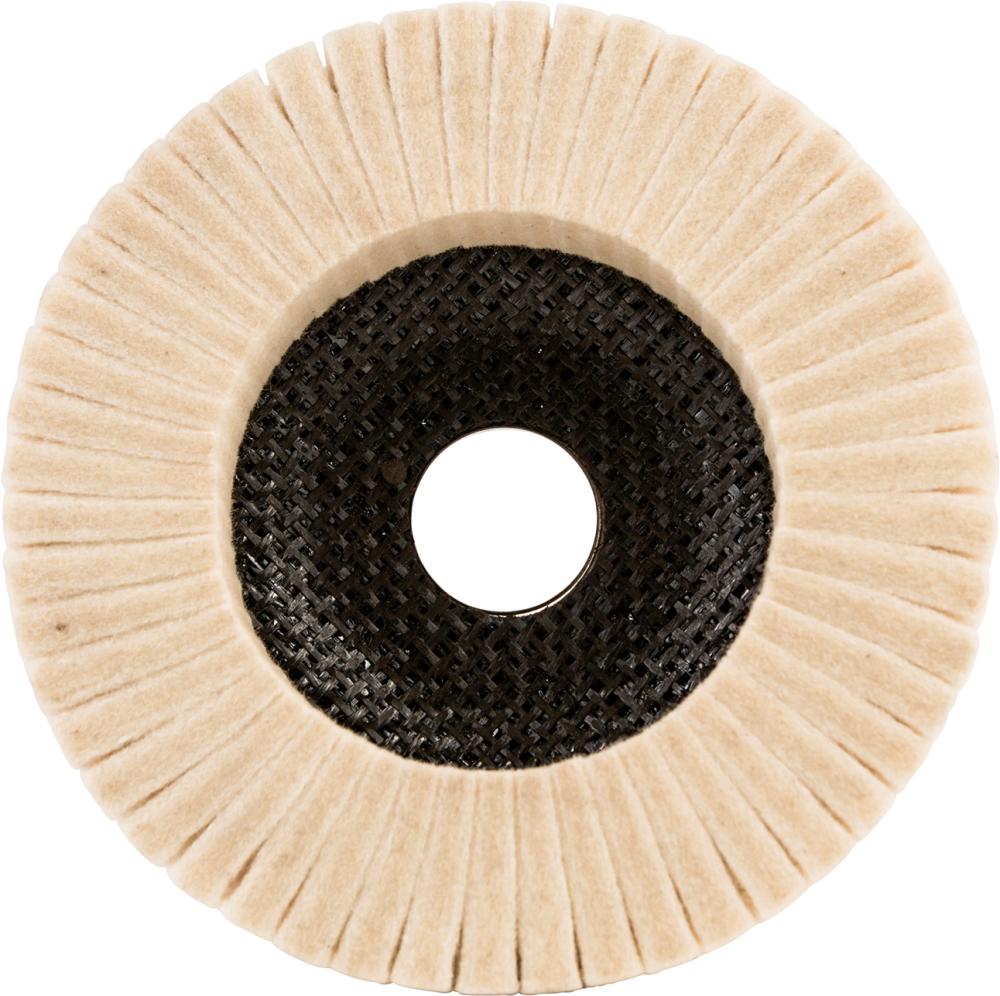 Fächerscheibe Filz Ø 125mm D5 H25 FORMAT Produktbild img2 L