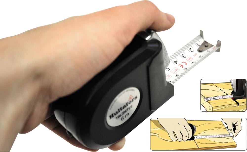 Taschenbandmaß Talmeter 6mx25mm weiß Hultafors Produktbild img5 L