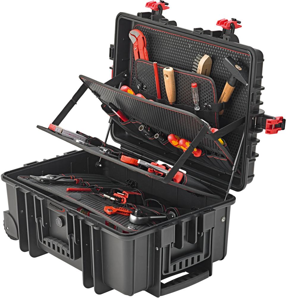 Werkzeugkoffer 539x359x225mm PP 43,5l mit Gasdruckfeder FORMAT Produktbild img6 L