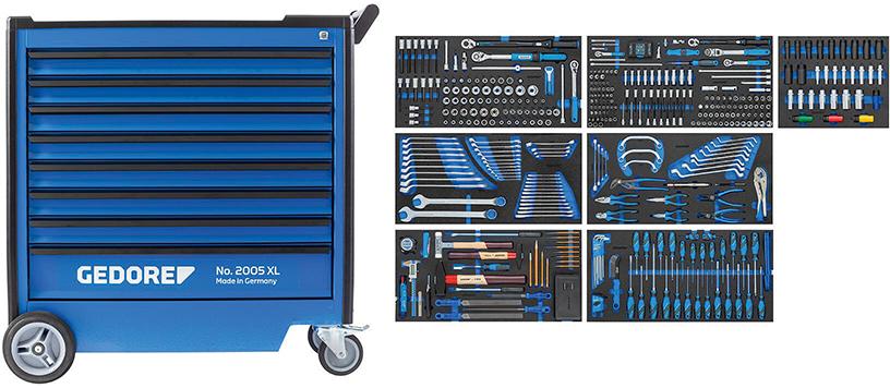 Werkstattwagen bestückt 2005 XL-S-466 466-teilig Gedore Produktbild img4 L
