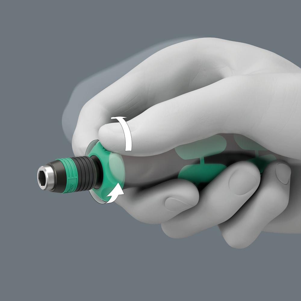 Bit-Handhalter mit Ratschenfunktion und Schnellwechselhalter Wera Produktbild img4 L