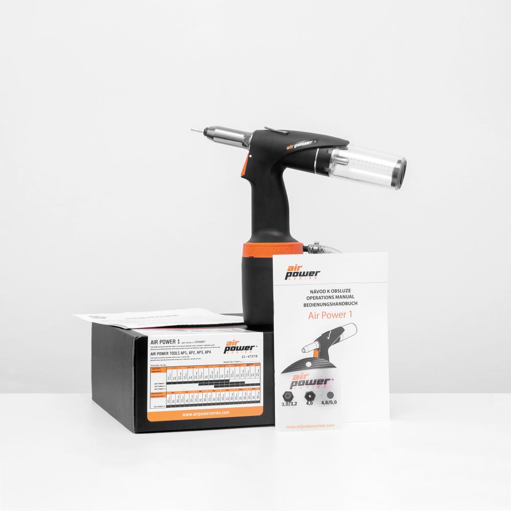 Blindnietgerät airPower 1 Hub 17mm 7,3kN pneumatisch-hydraulisch Goebel Produktbild img2 L