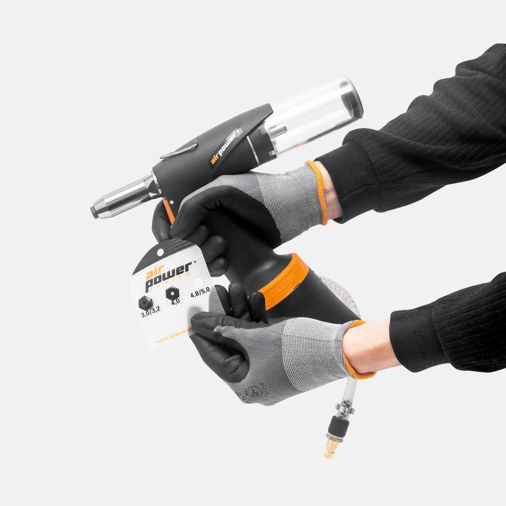 Blindnietgerät airPower 1 Hub 17mm 7,3kN pneumatisch-hydraulisch Goebel Produktbild img3 L