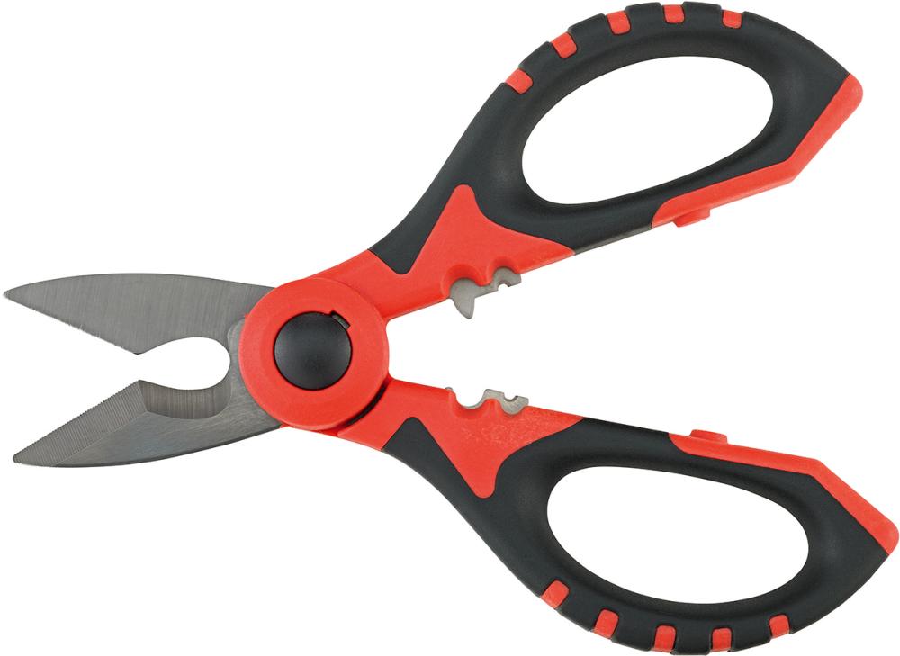 Elektriker Schere 160mm, 2K-Auge Schneide microverzahnt FORMAT Produktbild img2 L