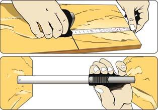 Taschenbandmaß Talmeter 2mx13mm weiß Hultafors Produktbild img7 L