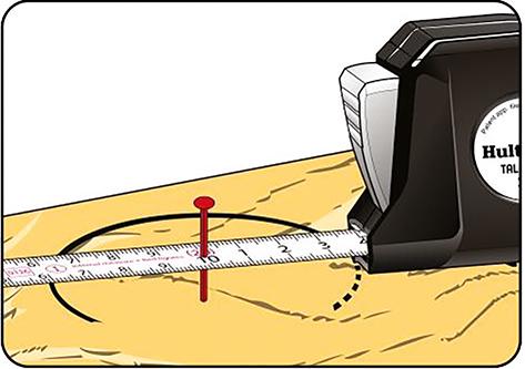 Taschenbandmaß Talmeter 6mx25mm weiß Hultafors Produktbild img8 L