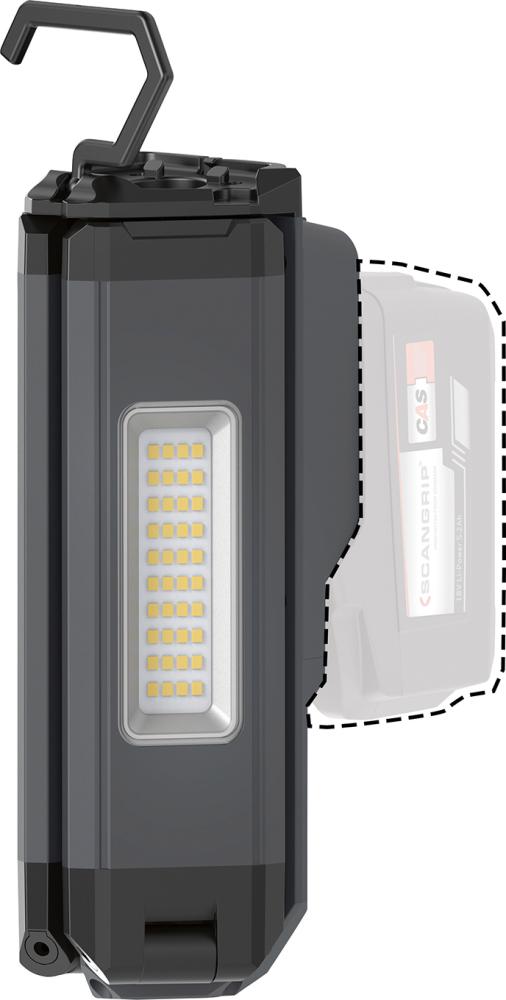 Akku-Flügel-Strahler DUO CONNECT 1250-2500 Lumen ohne Akku SCANGRIP Produktbild img2 L