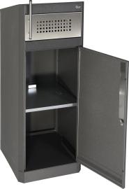 Abfallbehälter Binox- Hybrid-Bio-80l mit Aktivkohlefilter 420x420x1060mm Produktbild