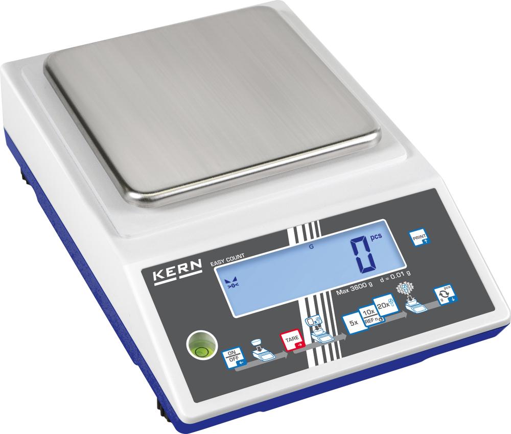 IoT-Line Zählwaage CKE 3600-2 Ablesbarkeit 0,01 g bis 3,6 kg Produktbild img2 L