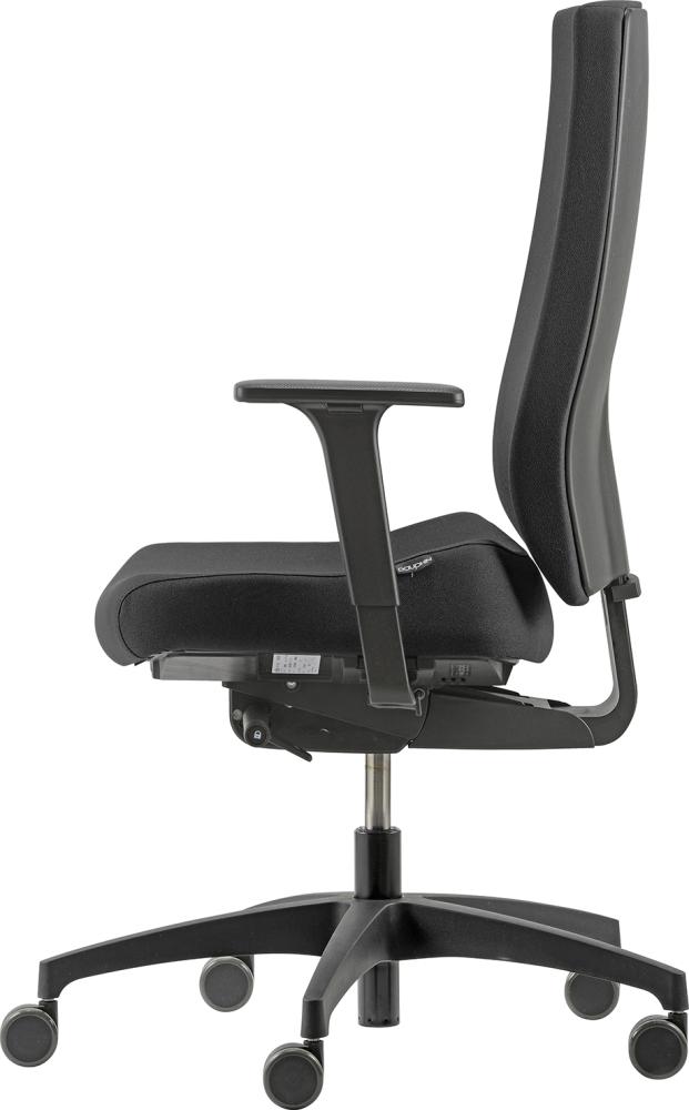 Drehstuhl Just evo operator schwarzschwarz Produktbild img3 L