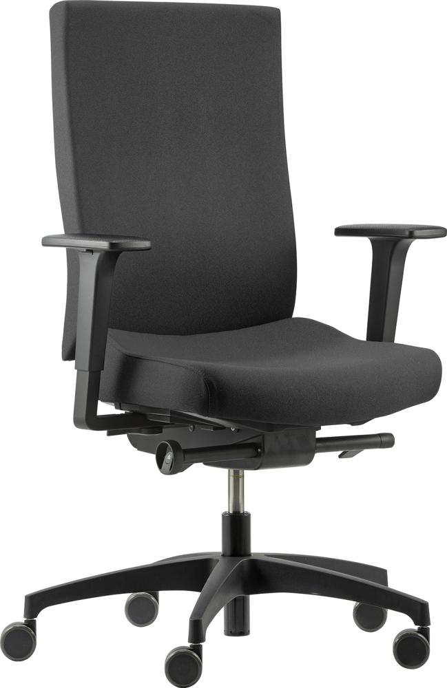 Drehstuhl Just evo operator schwarzschwarz Produktbild img4 L