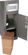 Abfallbehälter Binox- Hybrid-Bio-25l mit Aktivkohlefilter 315x336x835mm Produktbild img2 S