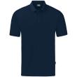 Herren-Poloshirt Organic Strech, Gr. 3XL, marine JAKO, inkl. Direkteinstickung, 2-farbig, "Rohrleitungsbau Münster GmbH", auf linke Brust  Produktbild img2 S