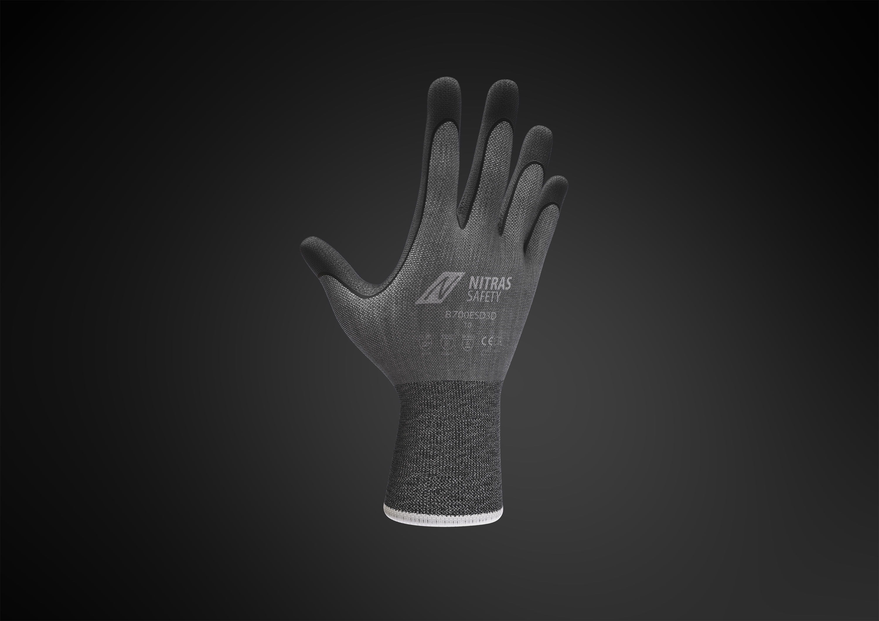 Antistatikhandschuh, 8700ESD3D, Gr. 9 Nitras Produktbild img4 L