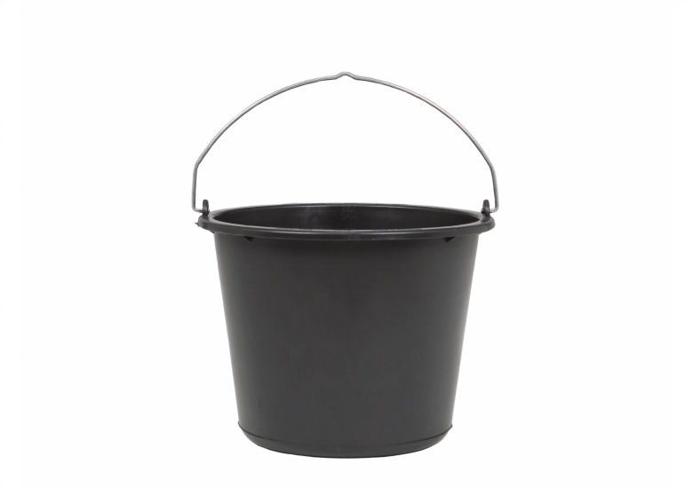 Bau-Eimer 12 L, schwarz JOPA Profi-Line Produktbild img1 L