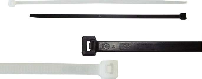 Kabelbinder Kunststoff 12.5/500mm, transparent Cellpack, Beutel mit 50 Stück Produktbild img1 L