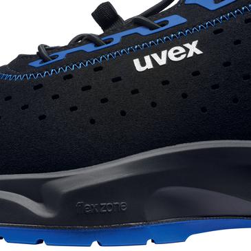 uvex 1 x-craft Halbschuhe S1 68137 schwarz, blau Weite 10 Größe 42 Produktbild img3 L
