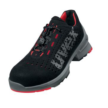 uvex 1 Halbschuhe S1 85469 schwarz, rot Weite 12 Größe 42 Produktbild img1 L