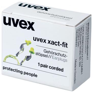 Gehörschutzstöpsel uvex xact-fit 2124001 grün SNR 26 dB Größe M Produktbild img5 L