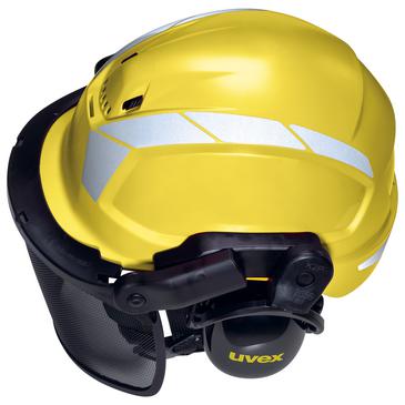 Schutzhelm uvex pheos 9774236 gelb mit Lüftungen Produktbild img5 L