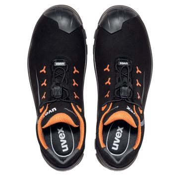 uvex 2 MACSOLE® Halbschuhe S3 65243 schwarz, orange Weite 12 Größe 52 Produktbild img2 L
