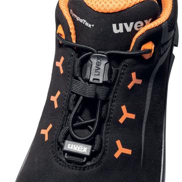 uvex 2 MACSOLE® Halbschuhe S3 65243 schwarz, orange Weite 12 Größe 52 Produktbild img4 L