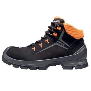 uvex 2 MACSOLE® Stiefel S3 65252 schwarz, orange Weite 11 Größe 45 Produktbild img12 L