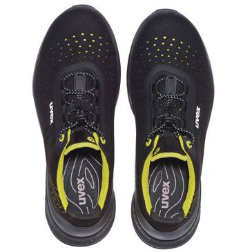 uvex 1 G2 Halbschuhe S1 68439 schwarz, gelb Weite 12 Größe 42 Produktbild img2 L