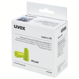 Gehörschutzstöpsel uvex x-fit 2112013 grün SNR 37 dB Größe M Produktbild