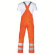 Latzhose uvex protection flash orange, warnorange 44 Produktbild img3 S