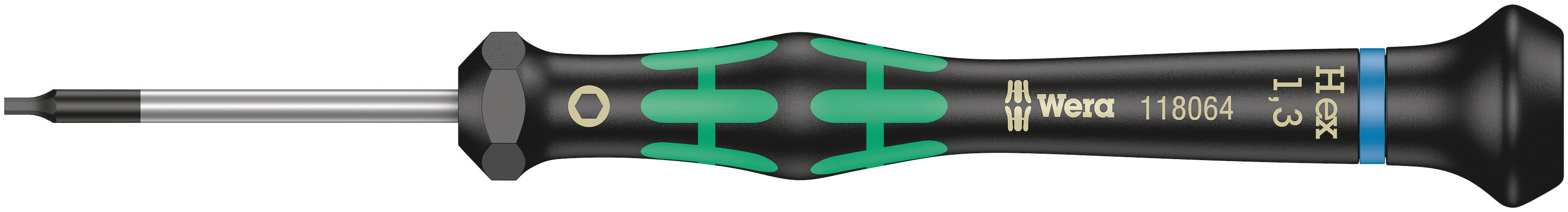 WERA Elektroniker- Sechskantschraubendreher 2054 0, 05"x40mm Produktbild img1 L