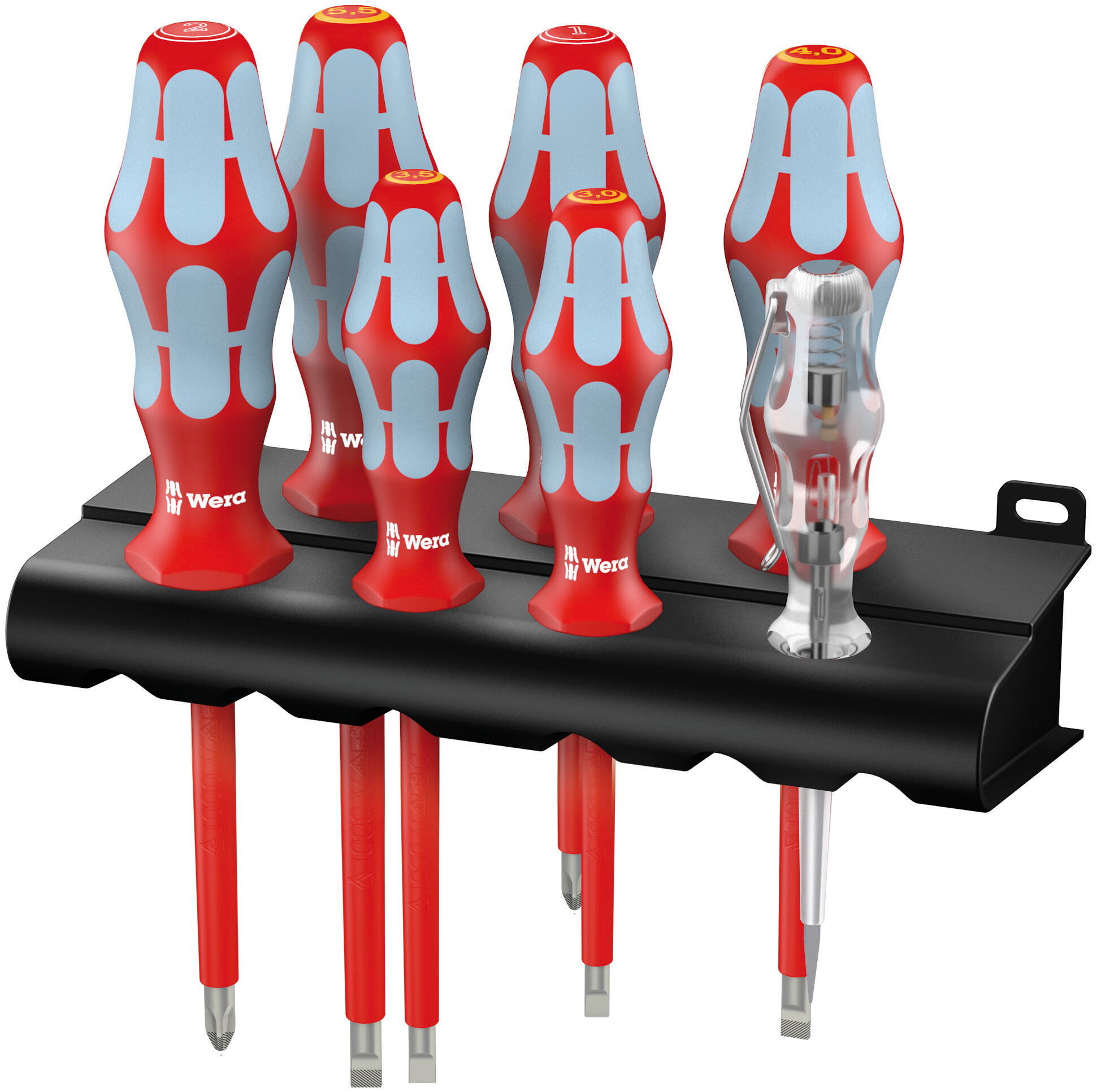 3160 i/7 Schraubendrehersatz, Edelstahl + Rack, 7-teilig Produktbild img1 L