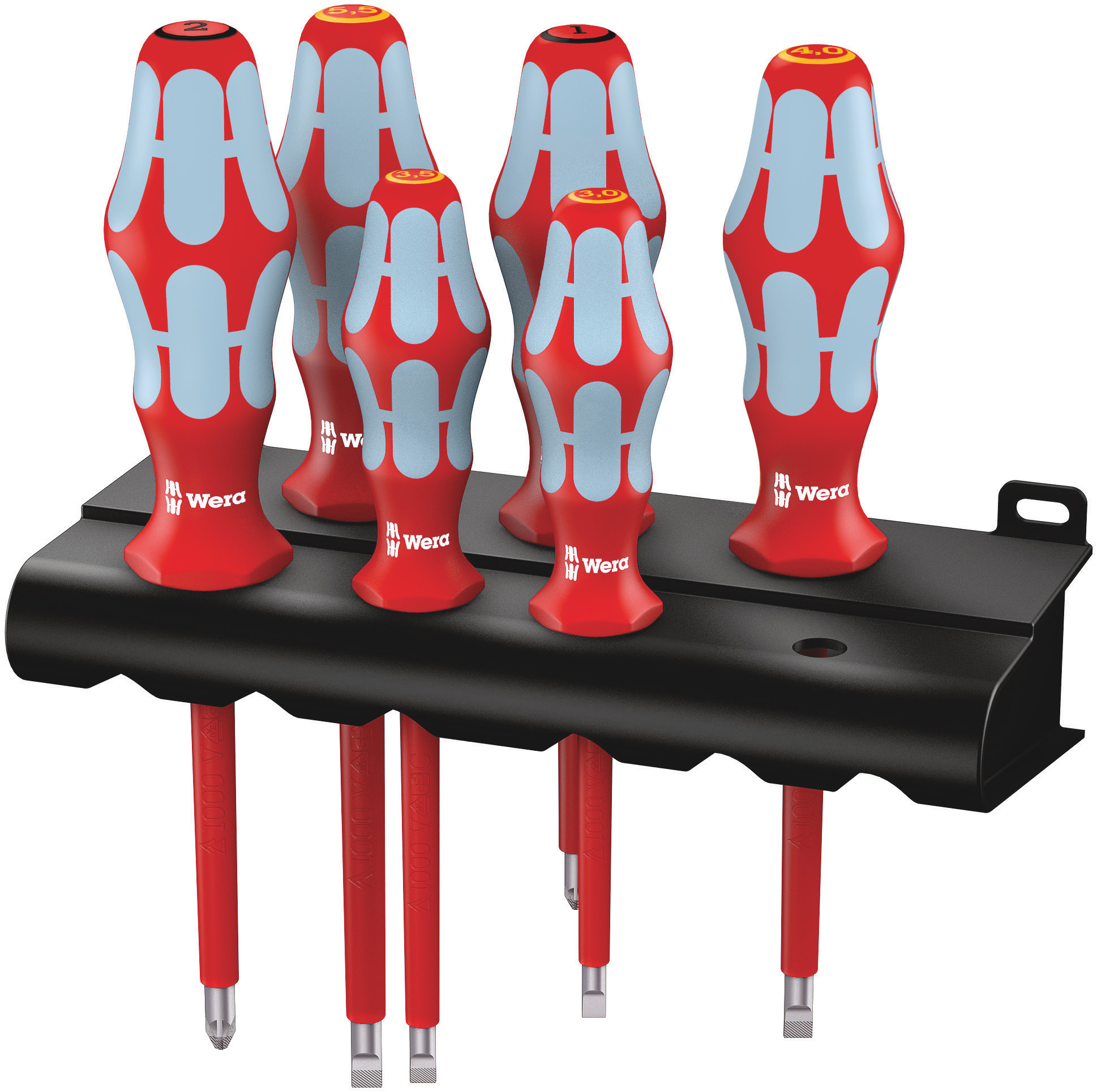3165 i/6 Schraubendrehersatz, Edelstahl + Rack, 6-teilig Produktbild img1 L