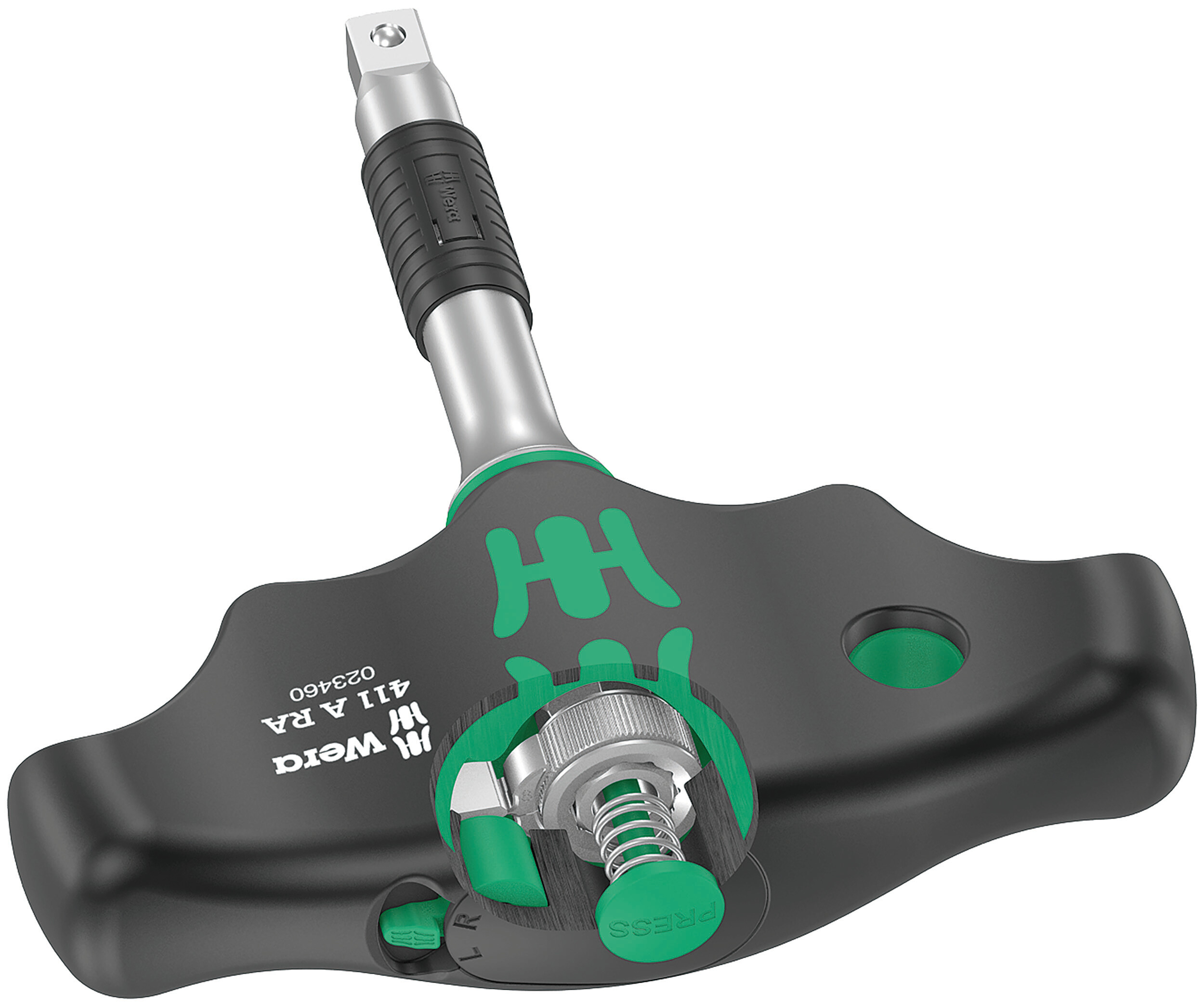 411 A RA Quergriff-Adapterschraubendreher mit Ratschenfunktion, 1/4&qu Produktbild img1 L