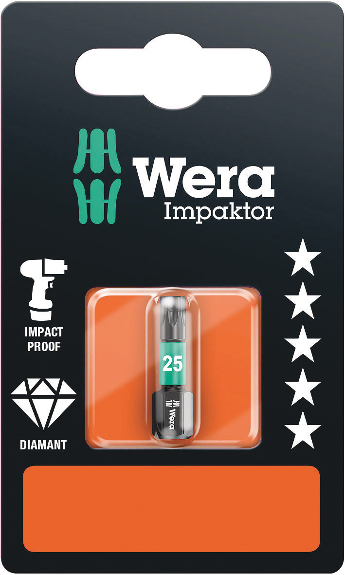 867/1 IMP DC SB Impaktor Bits, TX 25 x 25 mm Produktbild img1 L