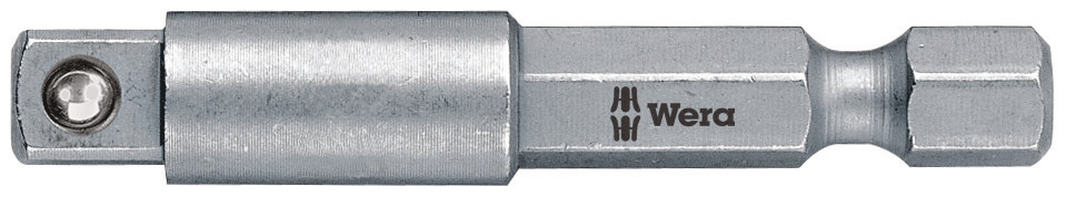 WERA Verbindungsstück 1/4"-6-kant auf 1/4"-4-kant 50mm Produktbild img1 L