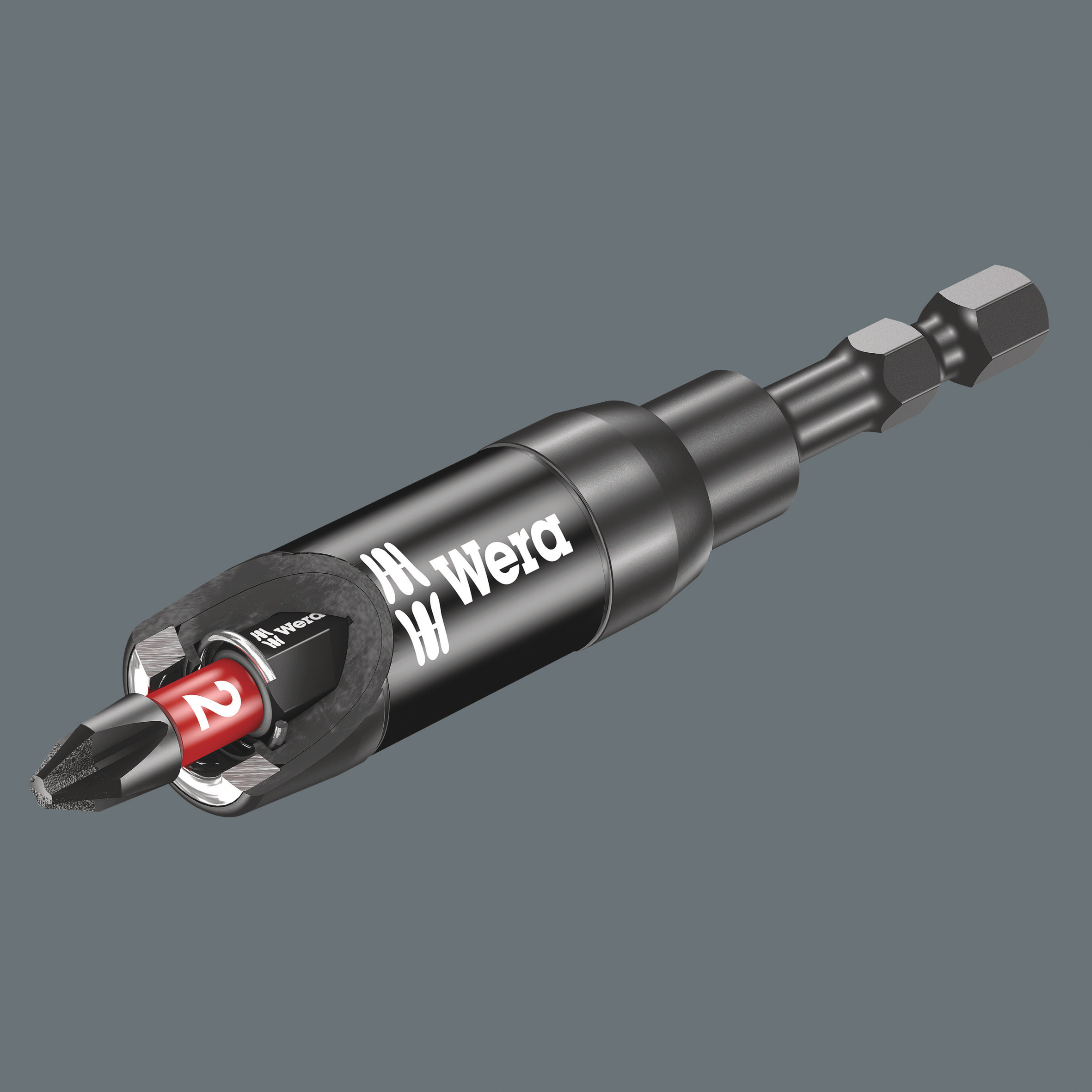 897/4 IMP R SB Impaktor Halter mit Ringmagnet und Sprengring, 1/4" Produktbild img5 L