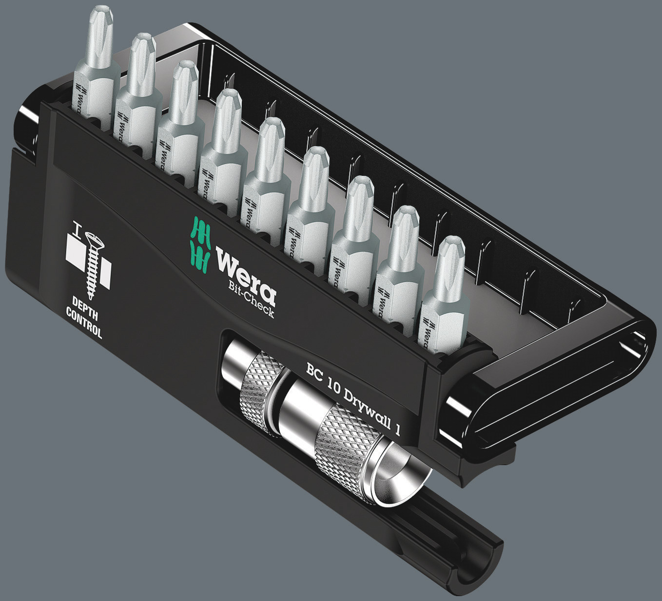 WERA Bit-Sortiment 1/4" Drywall 1 10-teilig im Bit-Check Produktbild img4 L