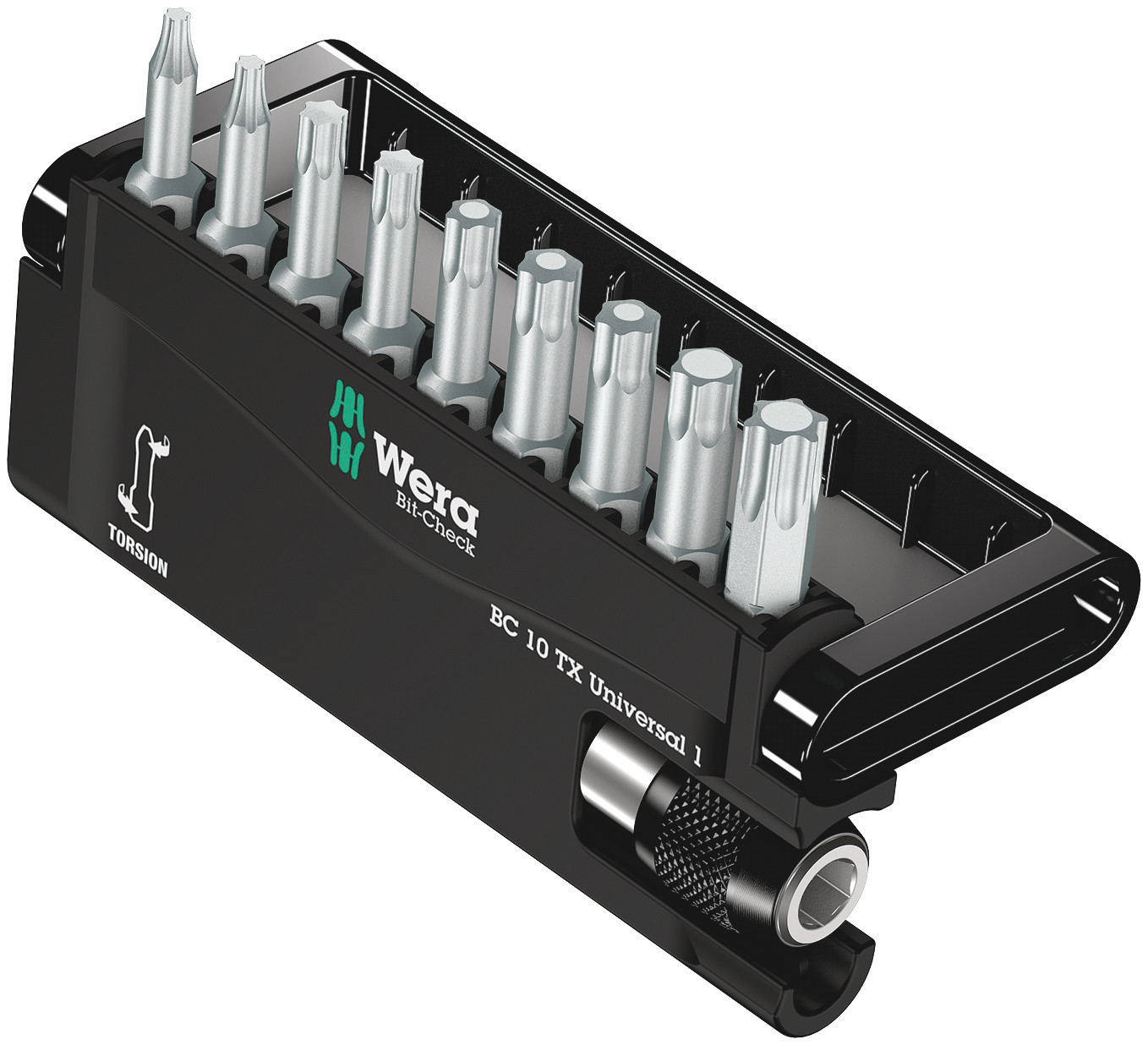 WERA Bit-Sortiment 1/4" TX Universal 1 10-teilig im Bit-Check Produktbild img1 L