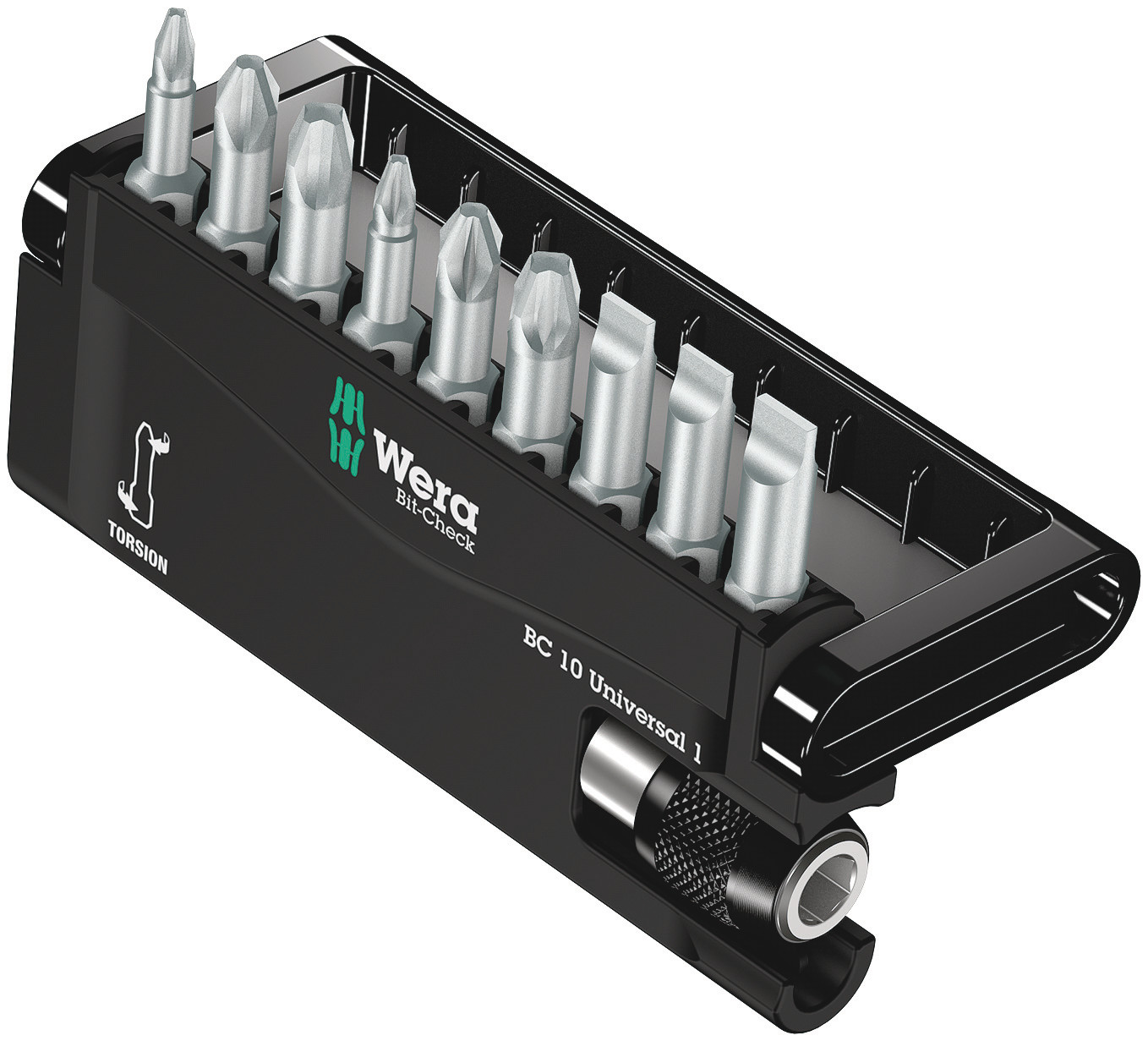 WERA Bit-Sortiment 1/4" Universal 1 10-teilig im Bit-Check Produktbild img1 L