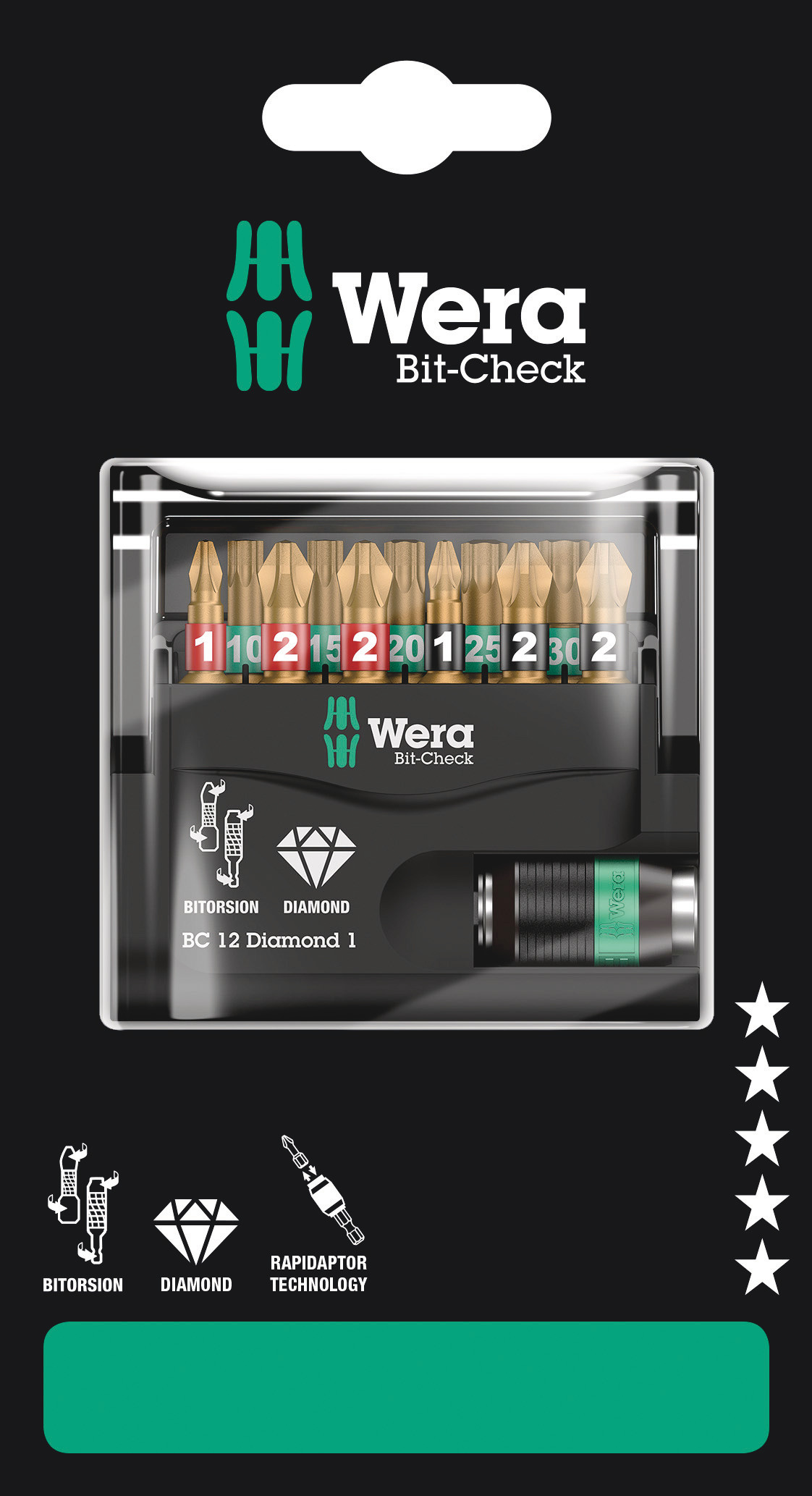 Bit-Check 12 Diamond 1 SB, 12-teilig Produktbild img1 L
