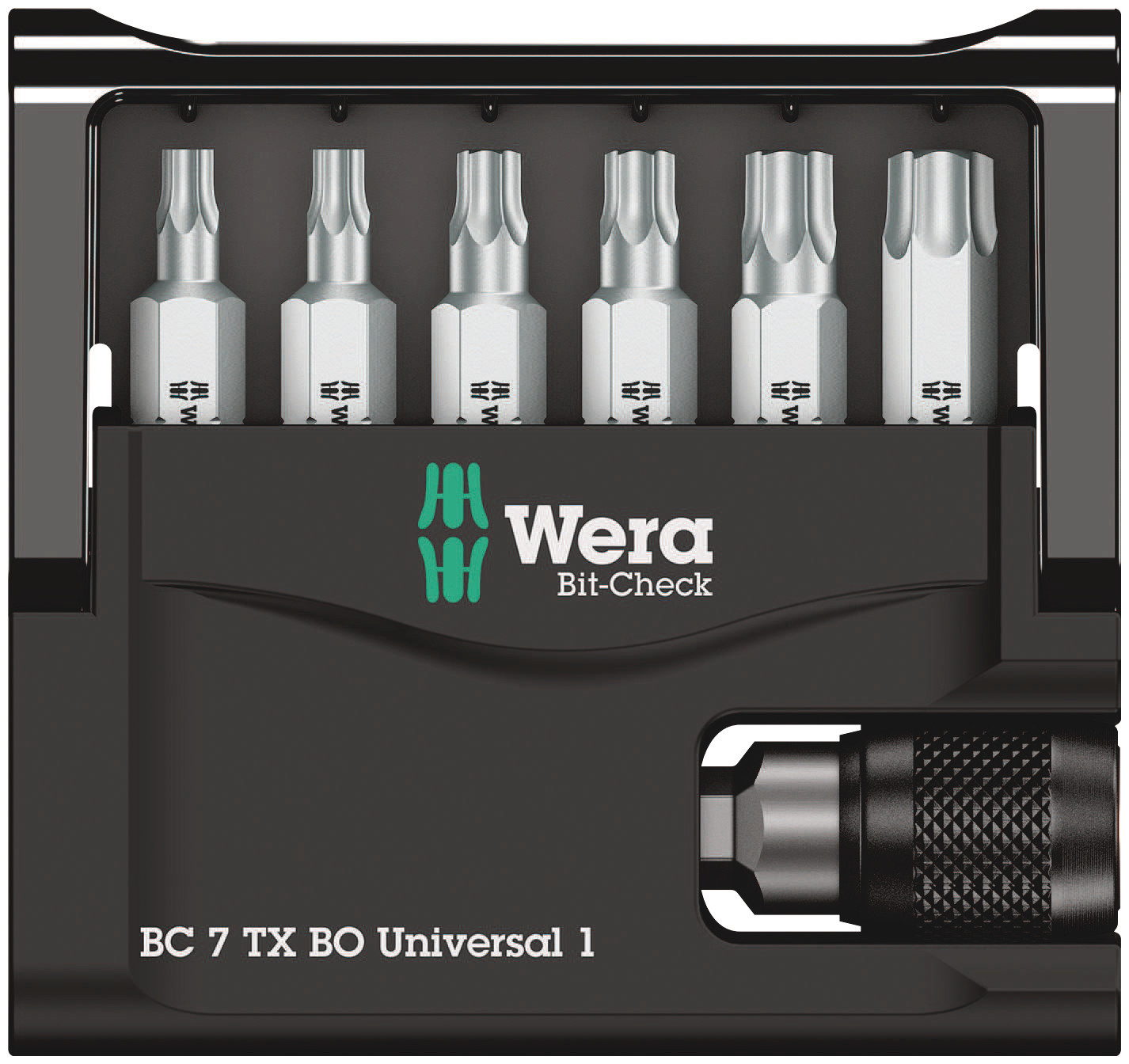WERA Bit-Sortiment 1/4" TX BO Universal 1 7-teilig im Bit-Check Produktbild img2 L